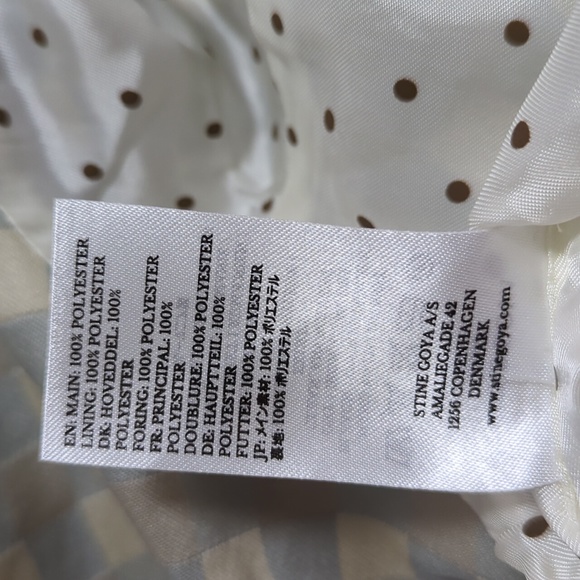 NWOT Stine Goya Sharon Sleeveless Checked Peplum Blouse - Picture 15 of 15